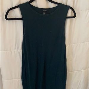 Sleeveless sweater dress